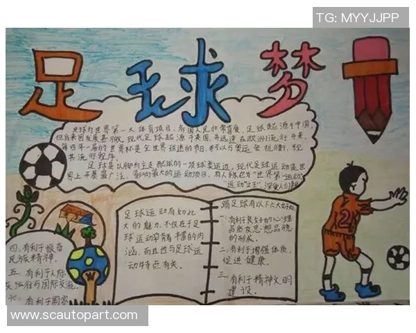 小学生眼中的足球巨星绘画作品展现足球明星风采与创意